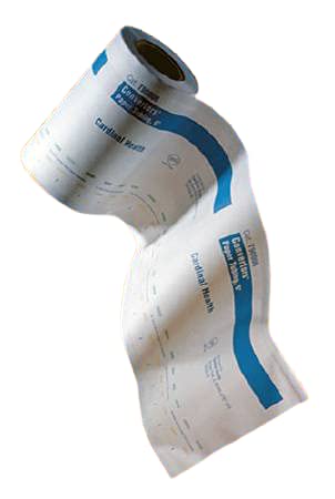 Tubing Sterilization Roll Cardinal Health™ Ethylene Oxide (EO) Gas / Steam 3 Inch X 100 Foot Transparent / Blue Heat Seal Paper / Film (1/RL 10/CS) by Cardinal  ID T90003